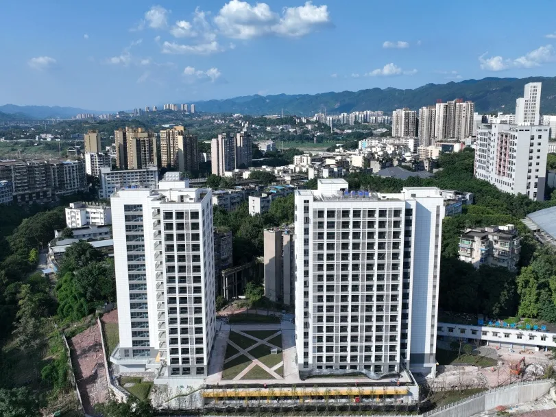 中建一局二公司承建的西南大学四新村博士生公寓项目竣工.webp